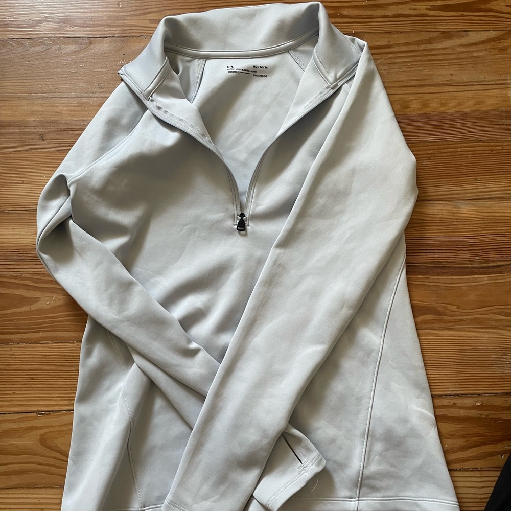 Pale Grey Under Armour Quarter Zip